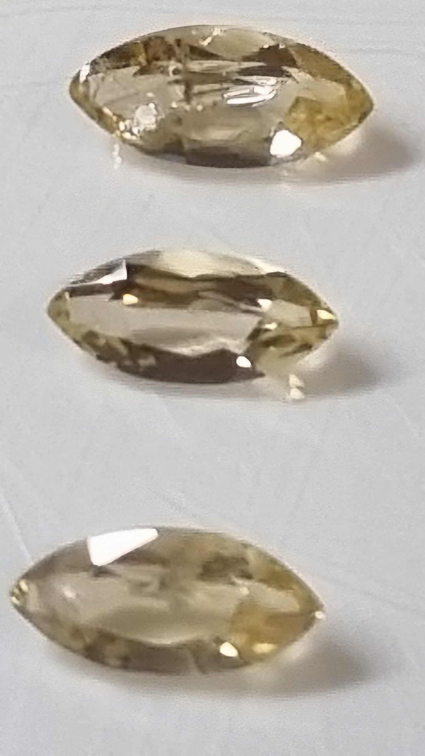 Citrines jaunes 7.6 carats