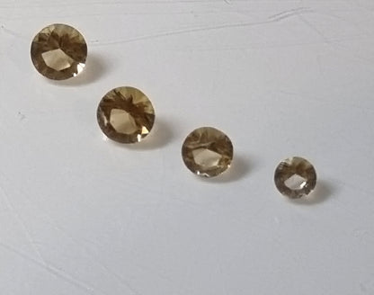 Citrines jaunes 7.6 carats