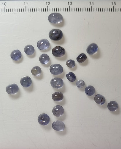 Iolites cabochons 12.5 carats