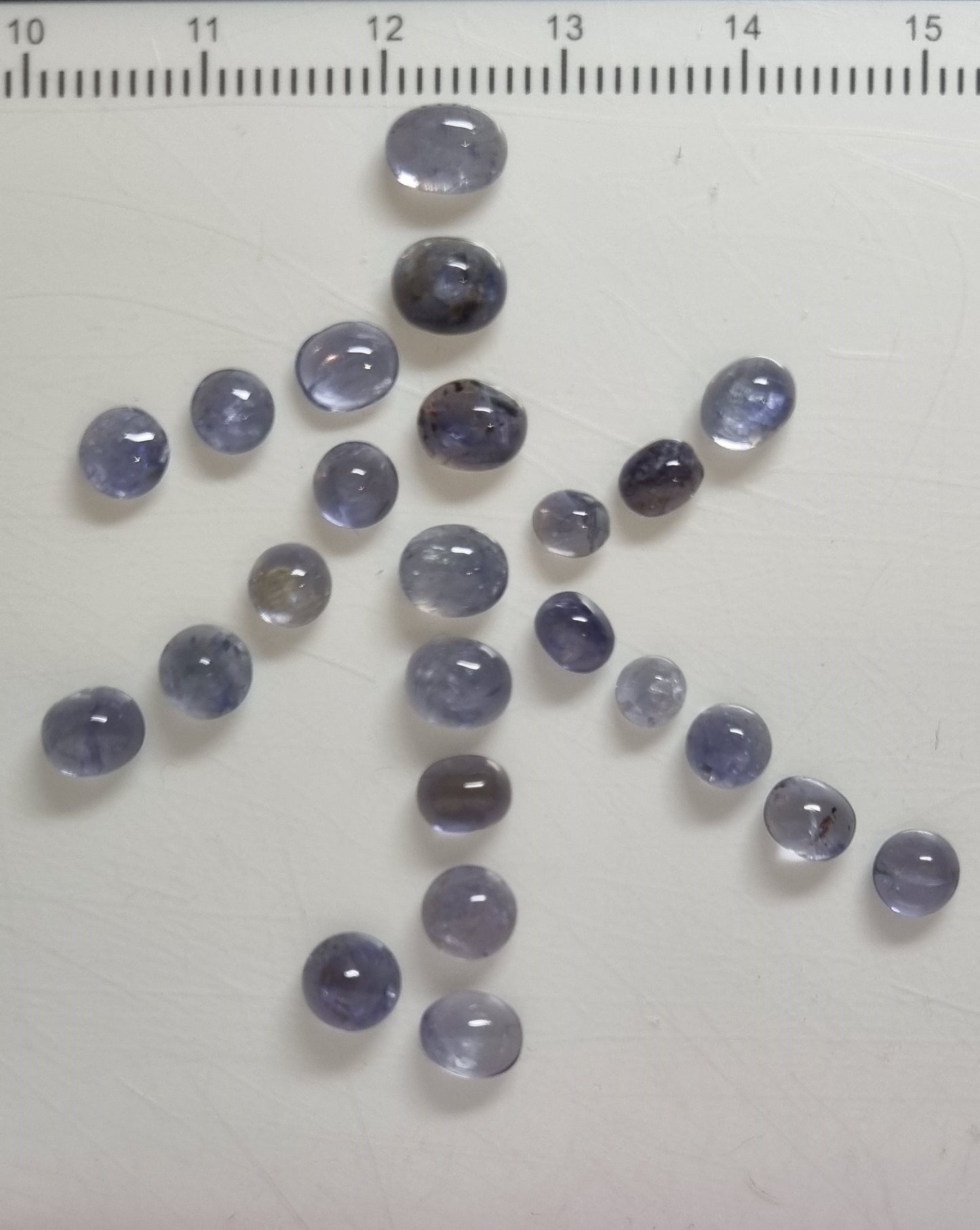 Iolites cabochons 12.5 carats