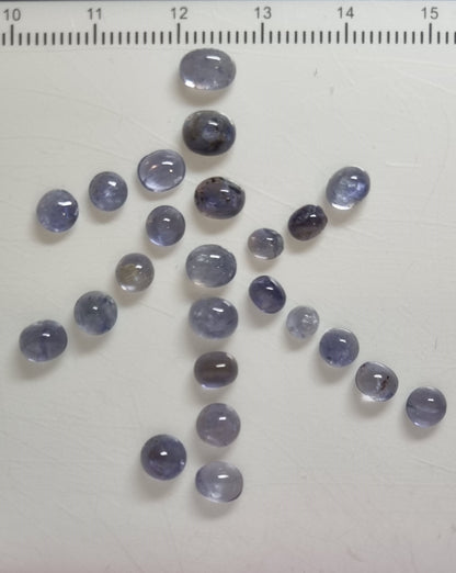 Iolites cabochons 12.5 carats
