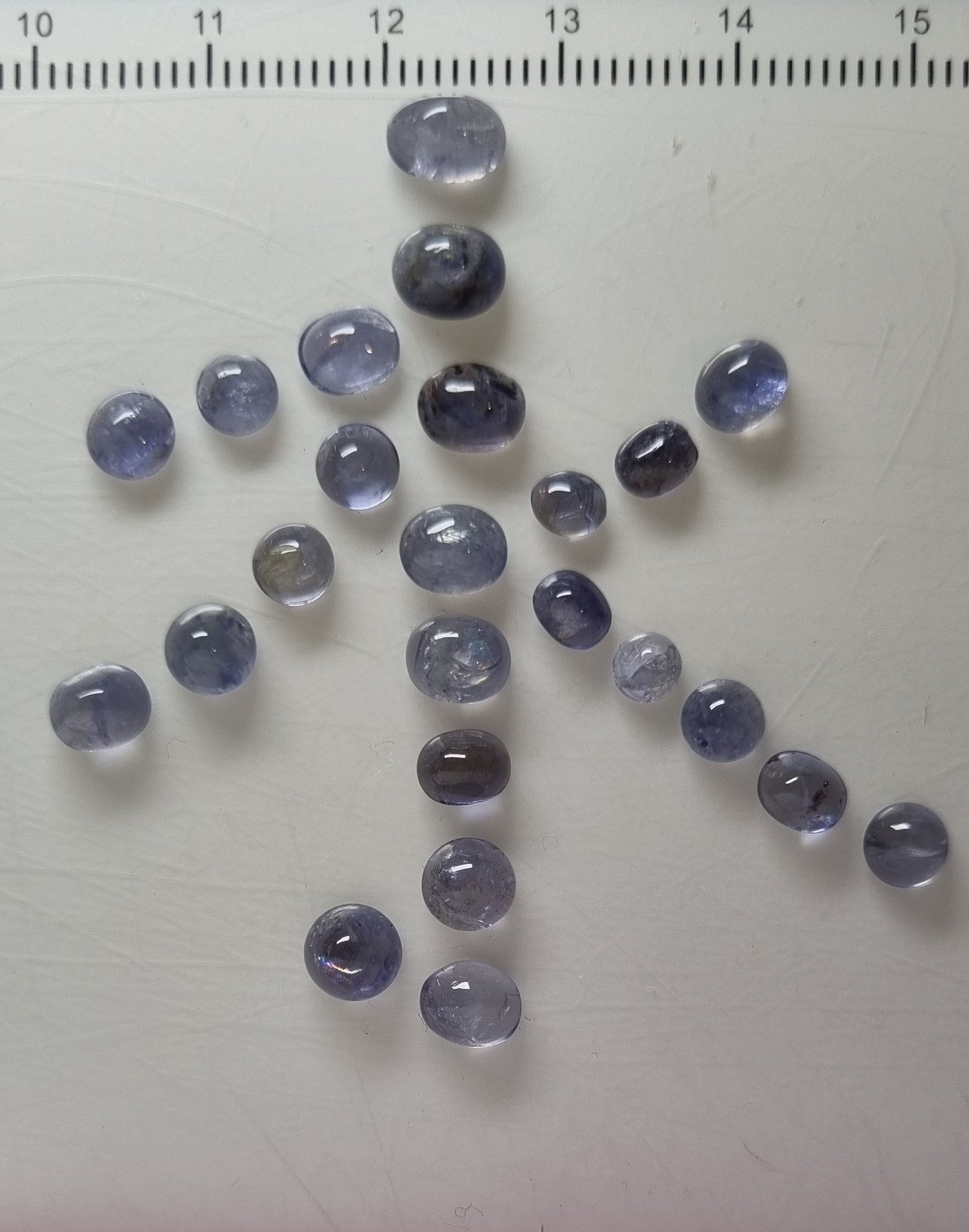 Iolites cabochons 12.5 carats