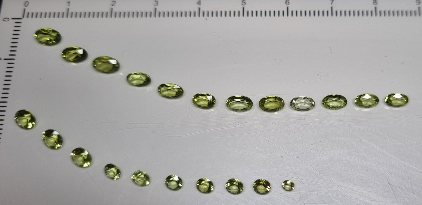 Péridots  6.6 carats