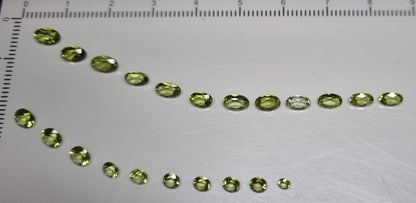 Péridots  6.6 carats