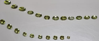 Péridots  6.6 carats