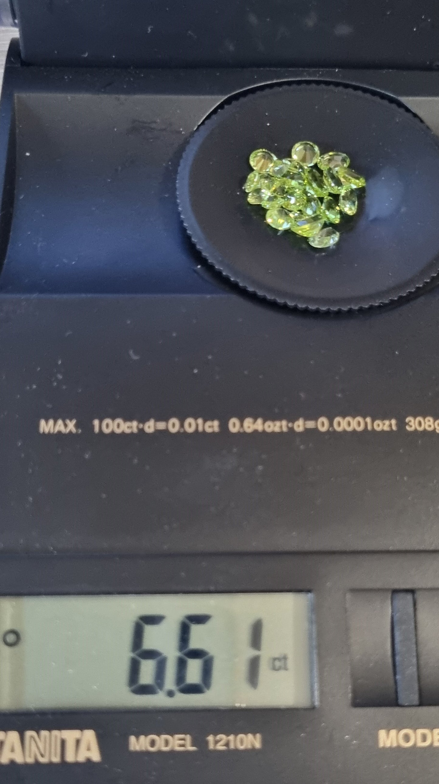 Péridots  6.6 carats