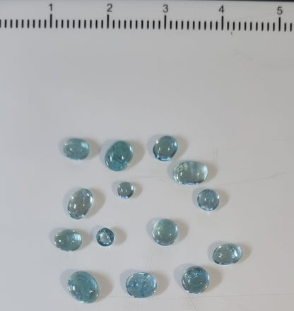 Apatites bleues 5.8 carats