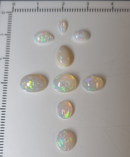 Opales blanches 7.5 carats
